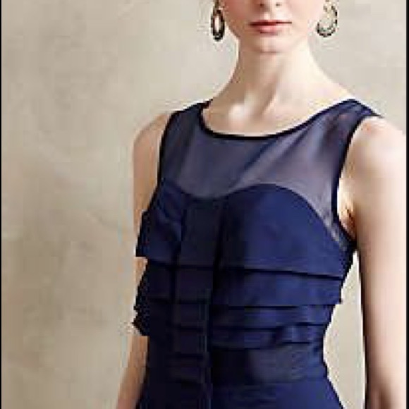 Anthropologie Maeve Ribbon Pleat Sheath - Picture 3 of 6